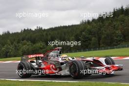 06.09.2008 Francorchamps, Belgium,  Lewis Hamilton (GBR), McLaren Mercedes, MP4-23 - Formula 1 World Championship, Rd 13, Belgian Grand Prix, Saturday Qualifying
