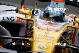 06.09.2008 Francorchamps, Belgium,  Fernando Alonso (ESP), Renault F1 Team, R28 - Formula 1 World Championship, Rd 13, Belgian Grand Prix, Saturday Qualifying