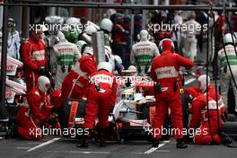 06.09.2008 Francorchamps, Belgium,  Giancarlo Fisichella (ITA), Force India F1 Team, VJM-01 - Formula 1 World Championship, Rd 13, Belgian Grand Prix, Saturday Qualifying