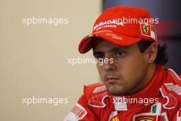 07.09.2008 Francorchamps, Belgium,  2nd, Felipe Massa (BRA), Scuderia Ferrari - Formula 1 World Championship, Rd 13, Belgian Grand Prix, Sunday Press Conference