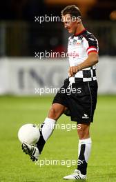 03.09.2008 Francorchamps, Belgium,  Michael Schumacher (GER), Test Driver, Scuderia Ferrari - Charity Football Match, Nazionali Piloti vs All Stars Team - Formula 1 World Championship, Rd 13, Belgian Grand Prix, Wednesday