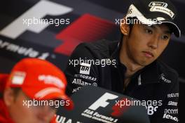 04.09.2008 Francorchamps, Belgium,  Kazuki Nakajima (JPN), Williams F1 Team - Formula 1 World Championship, Rd 13, Belgian Grand Prix, Thursday Press Conference