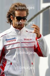 04.09.2008 Francorchamps, Belgium,  Jarno Trulli (ITA), Toyota Racing - Formula 1 World Championship, Rd 13, Belgian Grand Prix, Thursday
