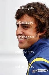 04.09.2008 Francorchamps, Belgium,  Fernando Alonso (ESP), Renault F1 Team - Formula 1 World Championship, Rd 13, Belgian Grand Prix, Thursday