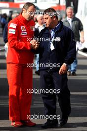 04.09.2008 Francorchamps, Belgium,  Stefano Domenicali (ITA), Scuderia Ferrari, Sporting Director talks with the FIA - Formula 1 World Championship, Rd 13, Belgian Grand Prix, Thursday