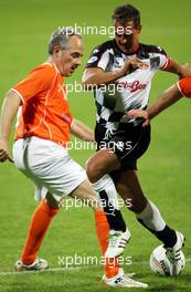 03.09.2008 Francorchamps, Belgium,  Michael Schumacher (GER), Test Driver, Scuderia Ferrari - Charity Football Match, Nazionali Piloti vs All Stars Team - Formula 1 World Championship, Rd 13, Belgian Grand Prix, Wednesday