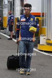 04.09.2008 Francorchamps, Belgium,  Lucas Di Grassi (BRA) Test Driver, Renault F1 Team - Formula 1 World Championship, Rd 13, Belgian Grand Prix, Thursday