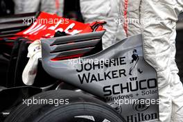 04.09.2008 Francorchamps, Belgium,  McLaren Mercedes, MP4-23, Rear wing - Formula 1 World Championship, Rd 13, Belgian Grand Prix, Thursday