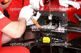 04.04.2008 Sakhir, Bahrain,  Scuderia Ferrari, F2008, Suspension detail - Formula 1 World Championship, Rd 3, Bahrain Grand Prix, Friday Practice
