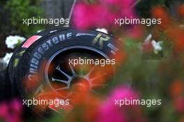 04.04.2008 Sakhir, Bahrain,  A Bridgestone tyre - Formula 1 World Championship, Rd 3, Bahrain Grand Prix, Friday
