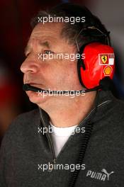 04.04.2008 Sakhir, Bahrain,  Jean Todt (FRA), Scuderia Ferrari - Formula 1 World Championship, Rd 3, Bahrain Grand Prix, Friday Practice