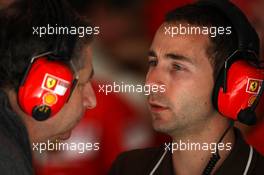 04.04.2008 Sakhir, Bahrain,  Nicolas Todt (FRA), Manager of Felipe Massa and his father Jean Todt (FRA), Scuderia Ferrari, Ferrari CEO - Formula 1 World Championship, Rd 3, Bahrain Grand Prix, Friday Practice