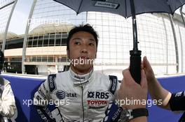 06.04.2008 Sakhir, Bahrain,  Kazuki Nakajima (JPN), Williams F1 Team - Formula 1 World Championship, Rd 3, Bahrain Grand Prix, Sunday Pre-Race Grid