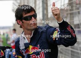 06.04.2008 Sakhir, Bahrain,  Mark Webber (AUS), Red Bull Racing - Formula 1 World Championship, Rd 3, Bahrain Grand Prix, Sunday Pre-Race Grid