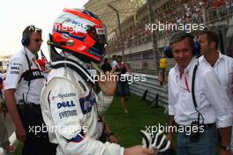 06.04.2008 Sakhir, Bahrain,  Robert Kubica (POL),  BMW Sauber F1 Team - Formula 1 World Championship, Rd 3, Bahrain Grand Prix, Sunday Pre-Race Grid
