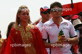 06.04.2008 Sakhir, Bahrain,  Giancarlo Fisichella (ITA), Force India F1 Team - Formula 1 World Championship, Rd 3, Bahrain Grand Prix, Sunday Pre-Race Grid