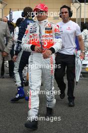 06.04.2008 Sakhir, Bahrain,  Heikki Kovalainen (FIN), McLaren Mercedes - Formula 1 World Championship, Rd 3, Bahrain Grand Prix, Sunday Pre-Race Grid