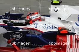 06.04.2008 Sakhir, Bahrain,  Robert Kubica (POL),  BMW Sauber F1 Team - Formula 1 World Championship, Rd 3, Bahrain Grand Prix, Sunday Podium