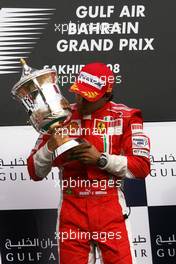 06.04.2008 Sakhir, Bahrain,  Felipe Massa (BRA), Scuderia Ferrari - Formula 1 World Championship, Rd 3, Bahrain Grand Prix, Sunday Podium