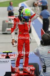 06.04.2008 Sakhir, Bahrain,  1st place Felipe Massa (BRA), Scuderia Ferrari - Formula 1 World Championship, Rd 3, Bahrain Grand Prix, Sunday Podium