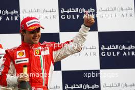 06.04.2008 Sakhir, Bahrain,  1st place Felipe Massa (BRA), Scuderia Ferrari - Formula 1 World Championship, Rd 3, Bahrain Grand Prix, Sunday Podium