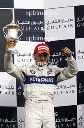 06.04.2008 Sakhir, Bahrain,  Robert Kubica (POL), BMW Sauber F1 Team - Formula 1 World Championship, Rd 3, Bahrain Grand Prix, Sunday Podium