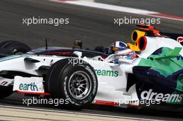 06.04.2008 Sakhir, Bahrain,  Jenson Button (GBR), Honda Racing F1 Team, David Coulthard (GBR), Red Bull Racing - Formula 1 World Championship, Rd 3, Bahrain Grand Prix, Sunday Race