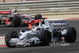 06.04.2008 Sakhir, Bahrain,  Nick Heidfeld (GER), BMW Sauber F1 Team, F1.08 - Formula 1 World Championship, Rd 3, Bahrain Grand Prix, Sunday Race