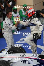 05.04.2008 Sakhir, Bahrain,  1st, Robert Kubica (POL),  BMW Sauber F1 Team - Formula 1 World Championship, Rd 3, Bahrain Grand Prix, Saturday Qualifying