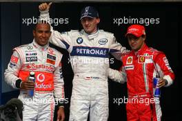 05.04.2008 Sakhir, Bahrain,  Lewis Hamilton (GBR), McLaren Mercedes, Robert Kubica (POL), BMW Sauber F1 Team, Felipe Massa (BRA), Scuderia Ferrari  - Formula 1 World Championship, Rd 3, Bahrain Grand Prix, Saturday Qualifying