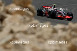 05.04.2008 Sakhir, Bahrain,  Heikki Kovalainen (FIN), McLaren Mercedes, MP4-23 - Formula 1 World Championship, Rd 3, Bahrain Grand Prix, Saturday Practice
