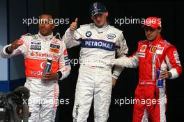 05.04.2008 Sakhir, Bahrain,  Lewis Hamilton (GBR), McLaren Mercedes, Robert Kubica (POL), BMW Sauber F1 Team, Felipe Massa (BRA), Scuderia Ferrari  - Formula 1 World Championship, Rd 3, Bahrain Grand Prix, Saturday Qualifying