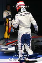 05.04.2008 Sakhir, Bahrain,  Robert Kubica (POL), BMW Sauber F1 Team, Fernando Alonso (ESP), Renault F1 Team - Formula 1 World Championship, Rd 3, Bahrain Grand Prix, Saturday Qualifying