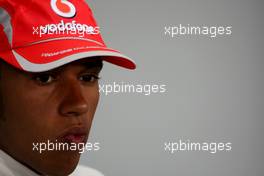 05.04.2008 Sakhir, Bahrain,  Lewis Hamilton (GBR), McLaren Mercedes - Formula 1 World Championship, Rd 3, Bahrain Grand Prix, Saturday Press Conference