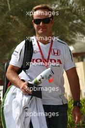 05.04.2008 Sakhir, Bahrain,  Rubens Barrichello (BRA), Honda Racing F1 Team - Formula 1 World Championship, Rd 3, Bahrain Grand Prix, Saturday