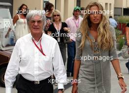 06.04.2008 Sakhir, Bahrain,  Bernie Ecclestone (GBR), President and CEO of Formula One Management and Petra Ecclestone (GBR), Daughter of Bernie Eccelestone - Formula 1 World Championship, Rd 3, Bahrain Grand Prix, Sunday