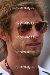 06.04.2008 Sakhir, Bahrain,  Jenson Button (GBR), Honda Racing F1 Team - Formula 1 World Championship, Rd 3, Bahrain Grand Prix, Sunday