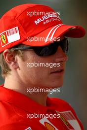 03.04.2008 Sakhir, Bahrain,  Kimi Raikkonen (FIN), Räikkönen, Scuderia Ferrari - Formula 1 World Championship, Rd 3, Bahrain Grand Prix, Thursday