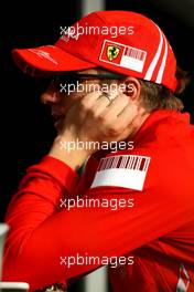 03.04.2008 Sakhir, Bahrain,  Kimi Raikkonen (FIN), Räikkönen, Scuderia Ferrari - Formula 1 World Championship, Rd 3, Bahrain Grand Prix, Thursday