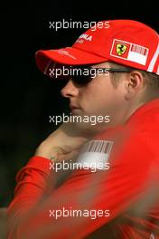 03.04.2008 Sakhir, Bahrain,  Kimi Raikkonen (FIN), Räikkönen, Scuderia Ferrari - Formula 1 World Championship, Rd 3, Bahrain Grand Prix, Thursday