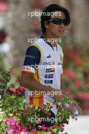 03.04.2008 Sakhir, Bahrain,  Sakon Yamamoto (JPN), Test Driver, Renault F1 Team - Formula 1 World Championship, Rd 3, Bahrain Grand Prix, Thursday