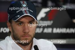 03.04.2008 Sakhir, Bahrain,  Nick Heidfeld (GER), BMW Sauber F1 Team - Formula 1 World Championship, Rd 3, Bahrain Grand Prix, Thursday Press Conference