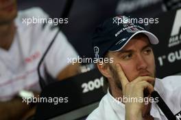 03.04.2008 Sakhir, Bahrain,  Nick Heidfeld (GER), BMW Sauber F1 Team - Formula 1 World Championship, Rd 3, Bahrain Grand Prix, Thursday Press Conference