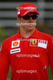 03.04.2008 Sakhir, Bahrain,  Kimi Raikkonen (FIN), Räikkönen, Scuderia Ferrari - Formula 1 World Championship, Rd 3, Bahrain Grand Prix, Thursday