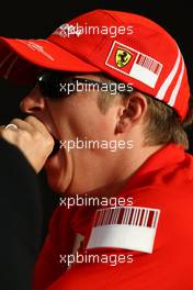 03.04.2008 Sakhir, Bahrain,  Kimi Raikkonen (FIN), Räikkönen, Scuderia Ferrari - Formula 1 World Championship, Rd 3, Bahrain Grand Prix, Thursday