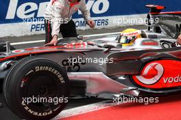 31.10.2008 Sao Paulo, Brazil,  Lewis Hamilton (GBR), McLaren Mercedes - Formula 1 World Championship, Rd 18, Brazilian Grand Prix, Friday Practice