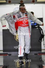 31.10.2008 Sao Paulo, Brazil,  Lewis Hamilton (GBR), McLaren Mercedes - Formula 1 World Championship, Rd 18, Brazilian Grand Prix, Friday Practice