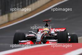 31.10.2008 Sao Paulo, Brazil,  Lewis Hamilton (GBR), McLaren Mercedes  - Formula 1 World Championship, Rd 18, Brazilian Grand Prix, Friday Practice