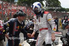 02.11.2008 Sao Paulo, Brazil,  David Coulthard (GBR), Red Bull Racing - Formula 1 World Championship, Rd 18, Brazilian Grand Prix, Sunday Pre-Race Grid