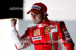 02.11.2008 Sao Paulo, Brazil,  Felipe Massa (BRA), Scuderia Ferrari - Formula 1 World Championship, Rd 18, Brazilian Grand Prix, Sunday Podium